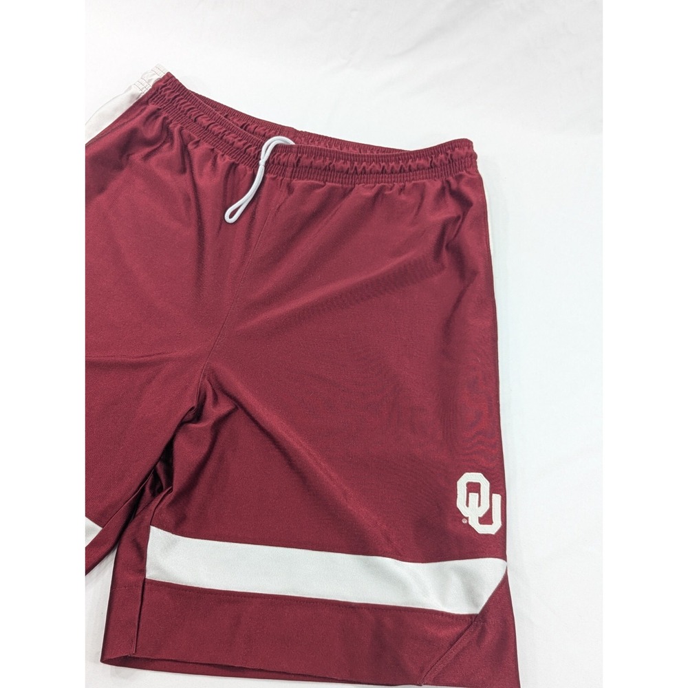 Vintage Nike Team Satin OU Oklahoma Sooners‎ Nike Basketball Shorts  XL